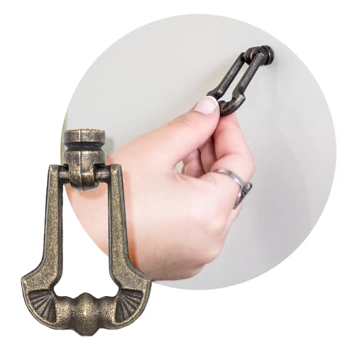 Kit 3 Puxadores Puxador Guarda Roupa Alça Para Móveis Antigo