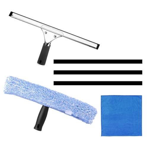 Kit limpiacristales de acero para mantener ventanas y encimeras impecables 7
