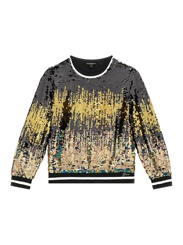 GUESS Girls' Long Sleeve Sequins Active Top - Main Image
