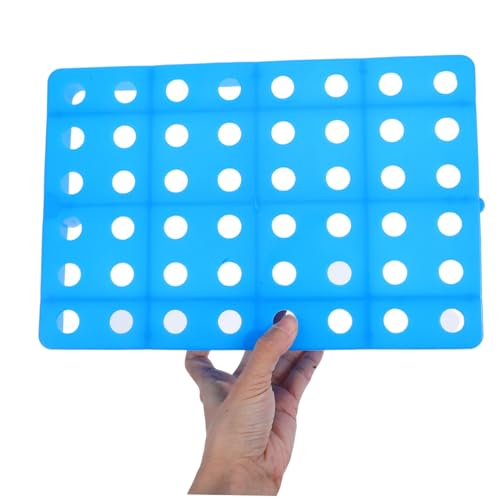 Palette grillagée en plastique bleu 30x20x5 cm Vaguelly