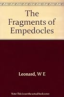 The Fragments of Empedocles B000GPEY10 Book Cover