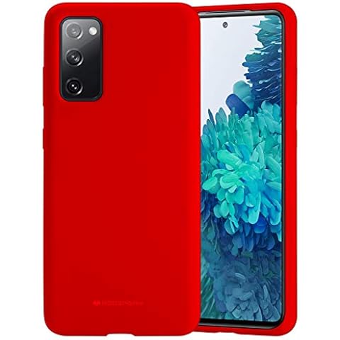 Goospery Liquid Silicone for Galaxy S20 FE/Galaxy S20 FE 5G 6.5"(2020) Case, Silky-Soft Touch with Comfy Grip Full Body Protection Phone Back Cover (Red) S20FE-SLC-RED Cover