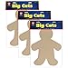 Hygloss People Cut-Out, Multicultural, Pre-K+, 25/Pack, 3 Packs (HYG68253-3)