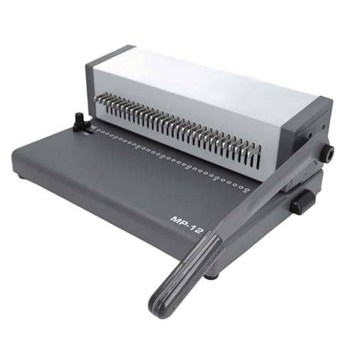 Machine reliure spirale 30 trous Fafeicy en acier avec marges réglables