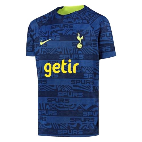 Nike 2022-2023 Tottenham Pre-Match Training Football Soccer T-Shirt Maillot (Indigo)