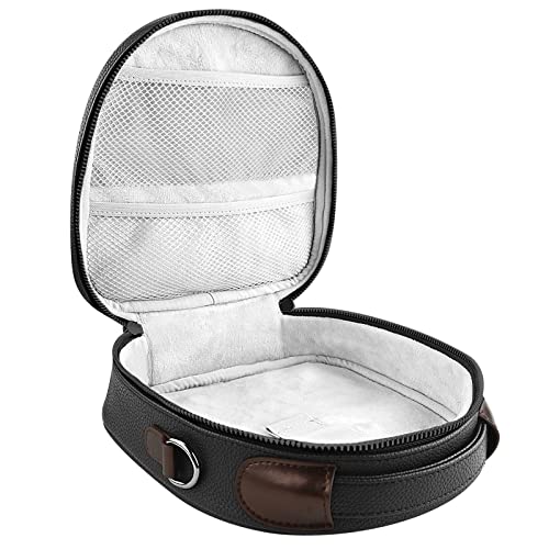 Image of Geekria Headphones Pouch Compatible with JBL Live 650 BTNC, B&O Play H9i, Bose QC 45, Sony WH-1000XM6 and More, Replacement Protective Travel Carrying Bag with Cable Storage (Black)