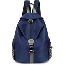 Nylon Backpack Casual Travel Large Capacity Fashion Backpack-blue