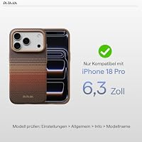 pitaka Ultradünne Aramidfaser Schutzhülle für iPhone 18 Pro Sonnenuntergang – Ansicht 2