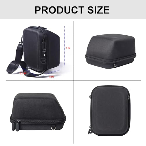 Funda para cámara Polaroid Now con correa ajustable negra miniatura 3