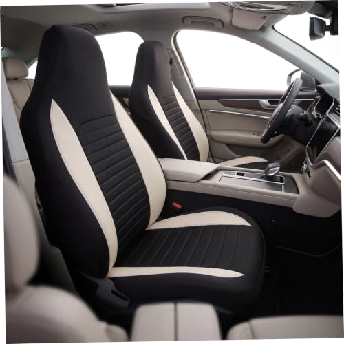 Fundas de asiento de coche de cobertura total para renovar asientos delanteros desgastados 2