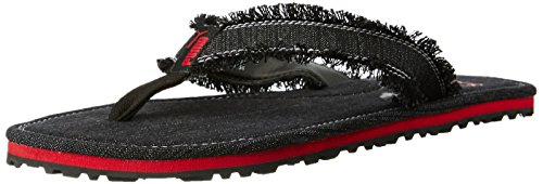 Puma Mens Roger Dp Black-High Risk Red Slipper – 9 UK (18884701)