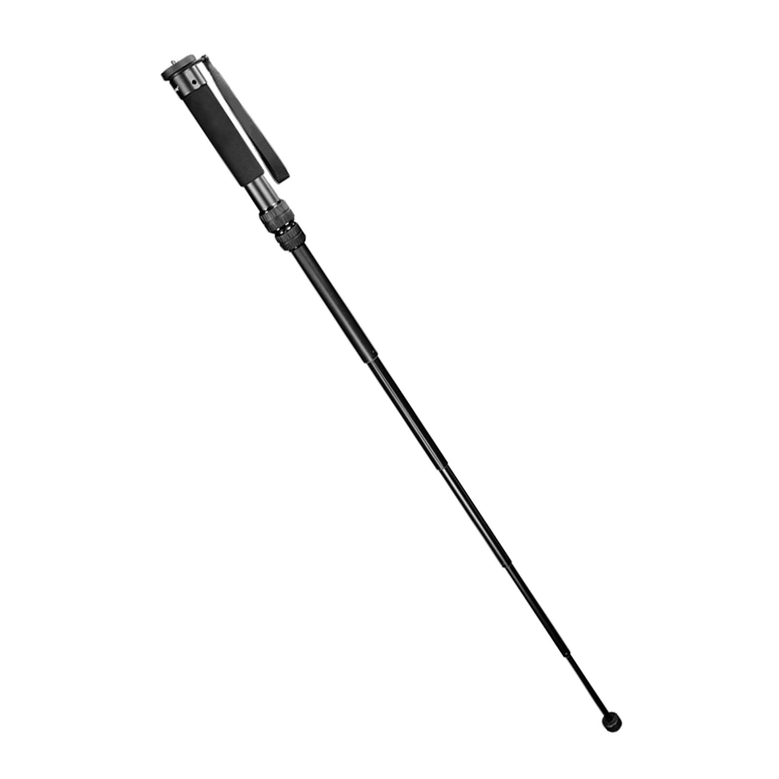 Bewinner Monopiede per Fotocamera da 61 Pollici, Bastone Portatile per Fotografia Video da Viaggio a 7 Sezioni con Cinturino da Polso per DSLR, Lega di Alluminio, capacità 11 Libbre