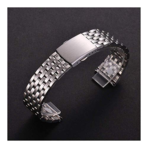 Bracelet de montre acier inoxydable noir pour remplacer le bracelet Samsung Gear s2