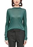  Q/S designed by - s.Oliver Damen Zartes Viskoseshirt petrol XXL