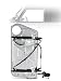 Front Left Driver Side Power Window Regulator and Interior Door Panel without Motor for Volkswagen Beetle 1998-2010 Hatchback