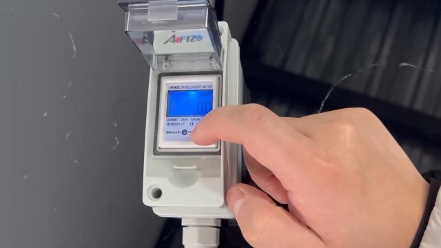 Stromzähler, Stromverbrauchsmesser mit RCBO/Reset, IP67 Wasserdicht Stromzähler, Stromverbrauchsmesser mit RCBO/Reset, IP67 Wasserdicht