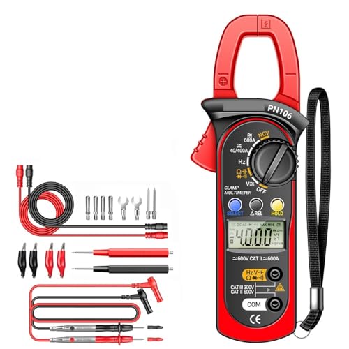 Pinza Amperimétrica Digital Medidor PN106 Multímetro AC/DC Corriente Voltaje Tester 600A Alta Precisión 4000 Cuentas Herramientas Electricista miniatura 2