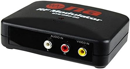 RF Modulator TV Switch Audio Video RCA Ant Input to F Type Coax Output Converter, Model:, Electronics & Accessories Store
