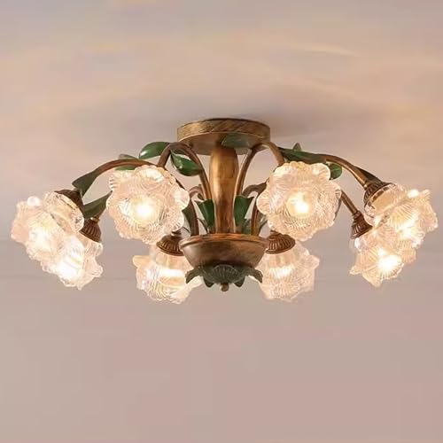 Plafonnier vintage LED éclairage basse consommation pour salon