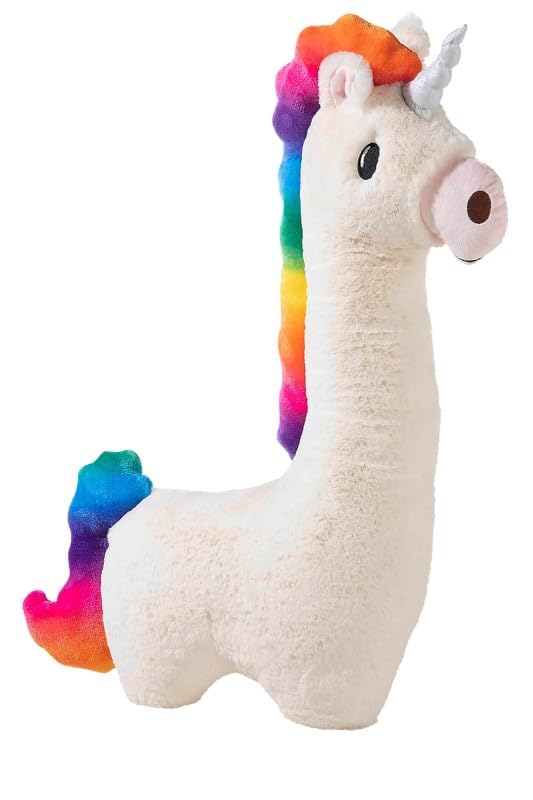 Heunec Kuma Cuddle Buddy - Unicorno di peluche Marcy, beige, 80 cm