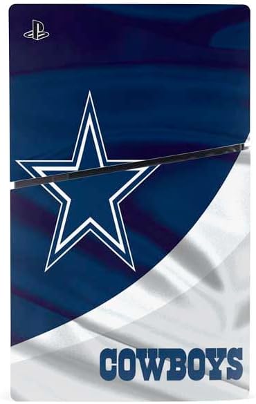 Skinit Decal Gaming Skin Compatible with PS5 Slim Digital Edition Console - Officially Licensed NFL Dallas Cowboys Design