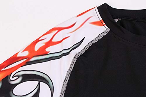 Men's Soft Fit Long Sleeve Workout Rashguard Cool Dry Compression Fitness Shirt4