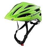 Cratoni Pacer+ Fahrradhelm (Lime matt - Reflektor, L-XL (58-62 cm))