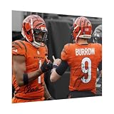 Joe Burrow Ja'Marr Chase Signed Photo Autograph Print Wall Art Home Decor