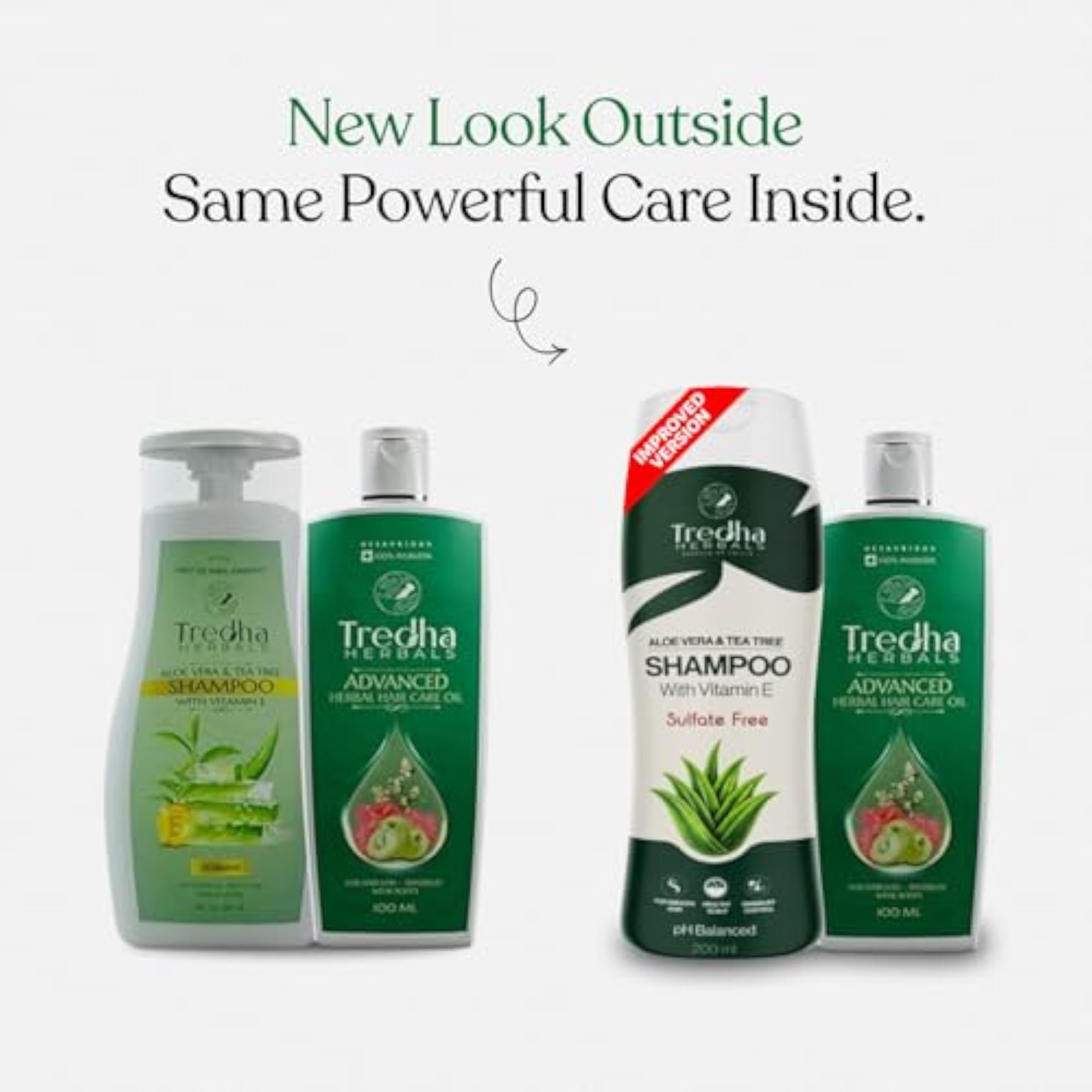 Advanced Herbal Hair Oil with Aloe Vera & Tea Tree Shampoo