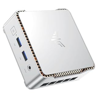 NiPoGi Mini PC AMD Ryzen 4300U(fino a 3,7GHz),16GB DDR4 512GB SSD,Supporto Riproduzione a Triplo Schermo 4K,con W-11 Pro sistema per Ufficio/Casa/Affari