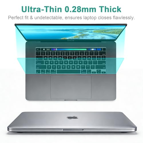 Image of 2-Pack Blue Light Blocking Screen Protector for 14 Inch MacBook Pro (2021-2025, M5, M4, M3, M2, M1, Pro /Max), Matte Cover Anti Glare Film Eye Protection Shield for Mac 14in, Anti-Scratch Protector