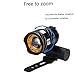 Gcroet Bike Light Set USB LED Front Tail Light Rechargeable Aluminum Alloy Black Waterproof 2PCS...