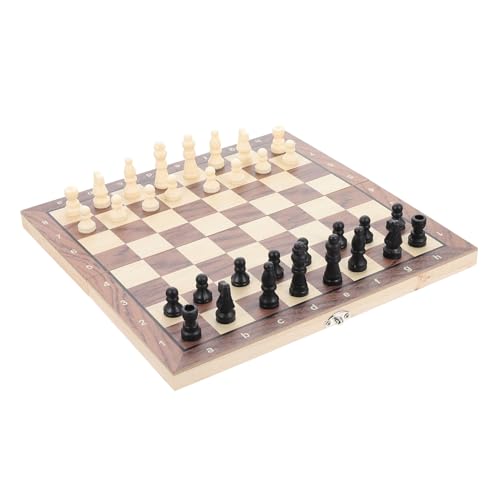 Jeu d'échecs bois pliable léger conçu pour développer la concentration