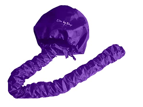 Glow By Daye Bonnet Hood Hair Dryer Attachment, At Home Hair Dryer Hood For Hand Held Hair Dryer, Extra-Large, Purple #TOP1