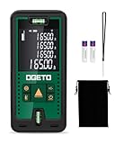 Metre Laser 50m, Ogeto Télémètre Laser Numerique, 99 Stockage, Mesure Longueur/Zone/Volume/Théorème de Pythagore(2* AAA Piles) pour Rénovation Intérieure/Chantier de Construction