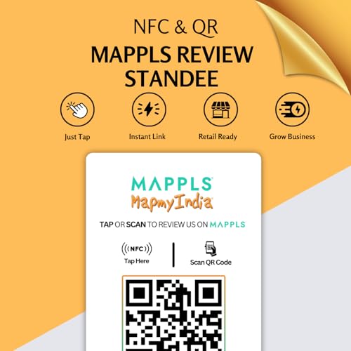 Mappls Review NFC Standee with QR Code by tinydabba - 4