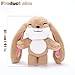 Bunny Plush Toy Stuffed Animal Funny Rotating Head Rabbit Plush Pillows Toy Cute Sensory Soft Stuffed Animals Doll That Show Your Mood Stuffed Bunny For Easter Christmas Birthday Gift，11in(Khaki)