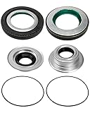 Front Axle Vaccum Knuckle Seal Kit with Hub O-Ring and Dust Seals Fit For Ford Super Duty F250 F350