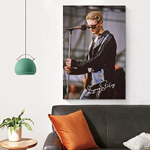 Peinture Layne Staley 60x90cm - Solution déco murale pour salon vide