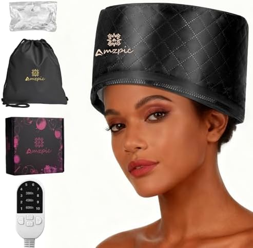 Thermal Heat Cap for Deep Conditioning - Electric Steamer Cap wit...