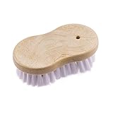 JSCARLIFE Deep Scrub Cleaning Brush Soft bristles Heavy Duty Scrub Brush with Soft Handle Household Scrub Brush for Cleaning Upholstery, Car Interior Cleaning, Furniture, Couch, Sofa etc