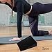 MYCENSE 2Pcs Yoga Wedge Blocks Slant Board Calf Stretcher Lightweight Leg Stretch Foot Incline Board Riser Block for Pilates Yoga Foot Stretching, Black Color 11.5cmx9cmx3cm