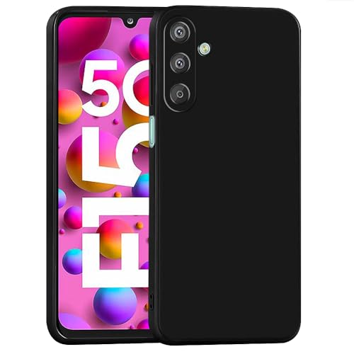 Image of Back Cover for Samsung Galaxy F15 5G / M15 5G | Full Camera Protection | Premium Liquid Silicon Case | Flexible Bumper Case for Samsung Galaxy F15 5G / M15 5G (Black)