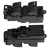 KIMISS Power Window Master Switch Kompatibel mit Modellen 2013-2018 - Electric Power Window Master Control Reglers Switch für BL4E -66-350A Haltbarer Schalter für