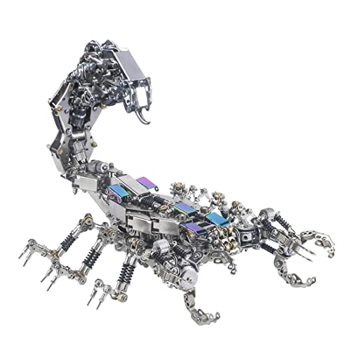 Rompecabezas de metal de escorpión 3D, el kit de construcción ideal para regalar a creadores