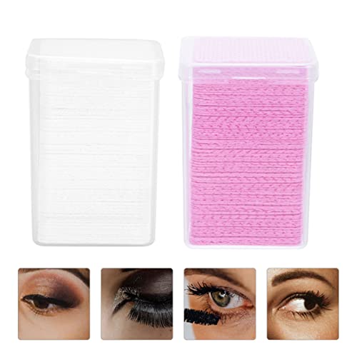 FRCOLOR 16 caixas de cola para cílios removedores de extensão de cílios, sem fiapos, lenços de cola