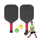 empleo monitor padel madrid Agarre de alto rendimiento: fabricadas con material PU de alta calidad, nuestras palas Pickle Ball garantizan una excelente elasticidad y durabilidad, ofreciendo un rebote rápido y un ritmo de juego suave.
