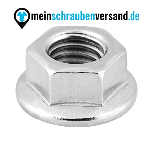 Dadi Flangiati con Dentatura di Blocco M6 Din