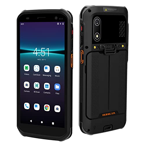 Rongta Android 11 Barcode Scanner, Mobile Computer Handheld PDA 5.5" Data Terminal, Wireless Bluetooth WiFi&4G LTE 1D 2D QR Barcode Scanner for Retail Warehouse