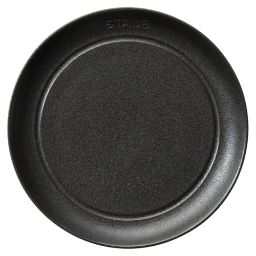 staub �X�g�E�u �u �v���[�g 15cm �}�b�g�u���b�N �v�M �Z���~�b�N ���� �d�q�����W�Ή��y���{���K�̔��i�zCeramic Plate Z1035-100